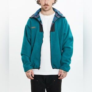 Vintage 90’s Columbia Aztec Fleece Full Zip Made in USA